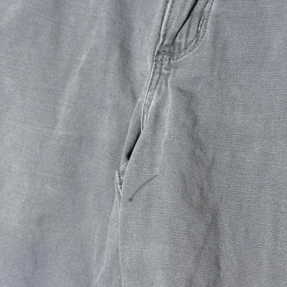 Carhartt Mens Relaxed Fit Canvas Work Shorts Gray Size 34 Utility Carpenter